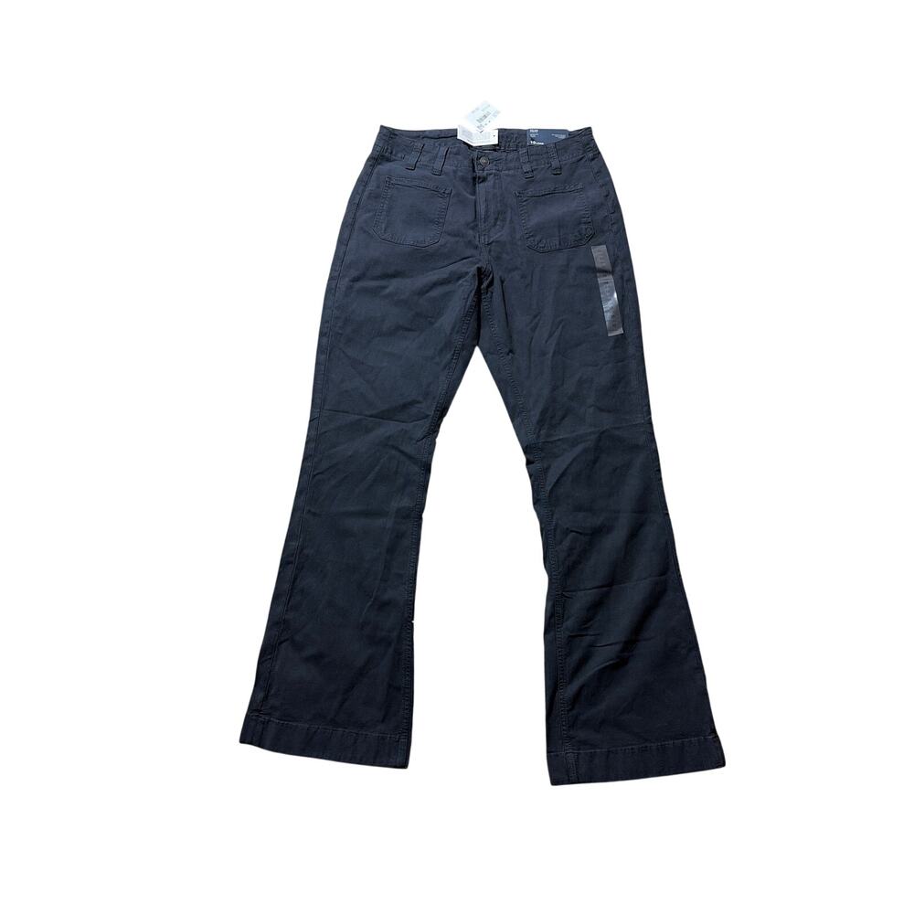 American Eagle Outfitters Classic Boot Mid Rise Stretch Jeans Black Size 10 Long